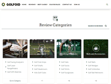 Tablet Screenshot of golfoid.com